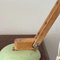 Maclamp vintage en verde pastel con brazos de madera, años 60, Imagen 5