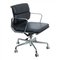 EA-217 Desk Chair in Black Leather by Charles Eames for Vitra, 1960s 1