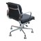 EA-217 Desk Chair in Black Leather by Charles Eames for Vitra, 1960s 3