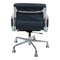 EA-217 Desk Chair in Black Leather by Charles Eames for Vitra, 1960s 4