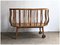 Vintage Baby Crib in Wood, Image 1