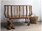 Vintage Babybett aus Holz 2