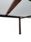 Mid-Century Satined Glass Extendable Dining Table 8