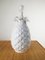 Vintage Pineapple White Ceramic Lamp in the style of Tommaso Barbi, Italy, 1970s 1