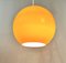 Lampe à Suspension Space Age Orange, 1960s 2