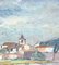 Pierre Ernest Kohl, Gareoult, Provence-Côte d'Azur, 1941, óleo sobre madera, enmarcado, Imagen 6