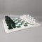 Green & White Chess Set in Volterra Alabaster, Italy, 1970s, Set of 33 2