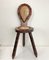 Spanish Brutalist Tripod Birthing Chair with Goat Skin, 1960s, Image 7