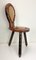 Spanish Brutalist Tripod Birthing Chair with Goat Skin, 1960s, Image 15
