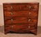 Antique Bowfront Chest of Drawers in Mahogany, 1800s, Image 1