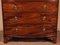 Antique Bowfront Chest of Drawers in Mahogany, 1800s, Image 4