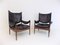 Modus Leather Armchairs by Kristian Vedel for Søren Willadsen, Set of 2 1