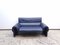 2-Seater FSM Leather Sofa Leather Sofa in Blue from De Sede, 2011, Image 2