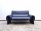 2-Seater FSM Leather Sofa Leather Sofa in Blue from De Sede, 2011 1