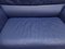 2-Seater FSM Leather Sofa Leather Sofa in Blue from De Sede, 2011 6
