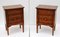 Louis XVI Bedside Tables with Inlays, 1990s, Set of 2 1