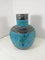 Blue Ceramic Vase by Aldo Londi for Bitossi, Italy, 1960s 2