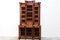 Renaissance French Bookcase Cabinet in Barley Twist Oak 1870s 15