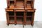 Renaissance French Bookcase Cabinet in Barley Twist Oak 1870s 13
