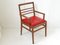 Mid-Century Chair in Oak & Skaï attributed to René Gabriel, 1940s, Image 8