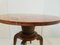 Mid-Century French Side Table in Walnut Marquetry & Oak, 1950s 6