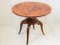 Mid-Century French Side Table in Walnut Marquetry & Oak, 1950s 1