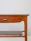 Table de Chevet Scandinave avec Avion Ovale, 1960s 7