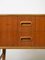 Vintage Bedside Table in Teak with Two Drawers, 1960s, Image 7
