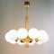 10 Arm Brass Chandelier from Kaiser Leuchten, Germany, 1970s, Image 2