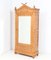French Wardrobe in Birds-Eye Maple and Faux Bamboo, 1900s 4