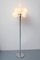 Lámpara de pie de Kaiser Leuchten de cromo opalino, años 70, Imagen 14
