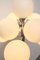 Lámpara de pie de Kaiser Leuchten de cromo opalino, años 70, Imagen 6