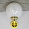 Vintage Wall Lights in Yellow, 1970s, Set of 2 8
