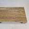 Italian Coffee Table in Travertine, 1980s, Image 12