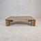 Italian Coffee Table in Travertine, 1980s, Image 2