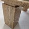 Italian Coffee Table in Travertine, 1980s, Image 16