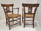 South Western Chairs in Oak & Straw, France, 1900s, Set of 2 11