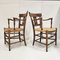 South Western Stühle aus Eiche & Stroh, Frankreich, 1900er, 2er Set 14