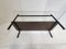 Mid-Century French Coffee Table in Glass & Steel, 1950s 7