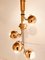 Reggiani Gold-plated Chandelier, 1970s, Image 8