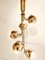 Reggiani Gold-plated Chandelier, 1970s 3