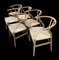 CH24 Wishbone Chairs by Hans Wegner for Carl Hansen & Son, Set of 6 2