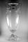 Große Amphore aus Kristallglas im Louis XVI-Stil mit Gravuren und Schwanengriffen, Italien, 1981 4