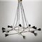 Mid-Century Italian Sputnik Chandelier in Brass, 1950s, Image 4