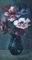 Taki Kawa, Nature morte bouquet de fleurs, 1939, Olio su tela, Con cornice, Immagine 1