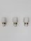 Sconces by Massimo Vignelli for Venini Murano, 1950s, Set of 3, Image 1