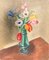 Alexis Louis Roche, Bouquet de fleurs, Öl auf Leinwand 1