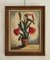 Arne Siegfried, Cactus en fleurs, Oil on Wood, Framed 1