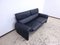 DS 2011 Two-Seater Sofa in Black Leather from de Sede 2