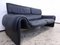 DS 2011 Two-Seater Sofa in Black Leather from de Sede, Image 3